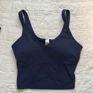Navy blue Lulu Lemon size 2 top